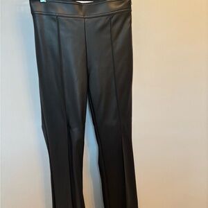 LOFT Black Vegan Leather Pants - Never worn